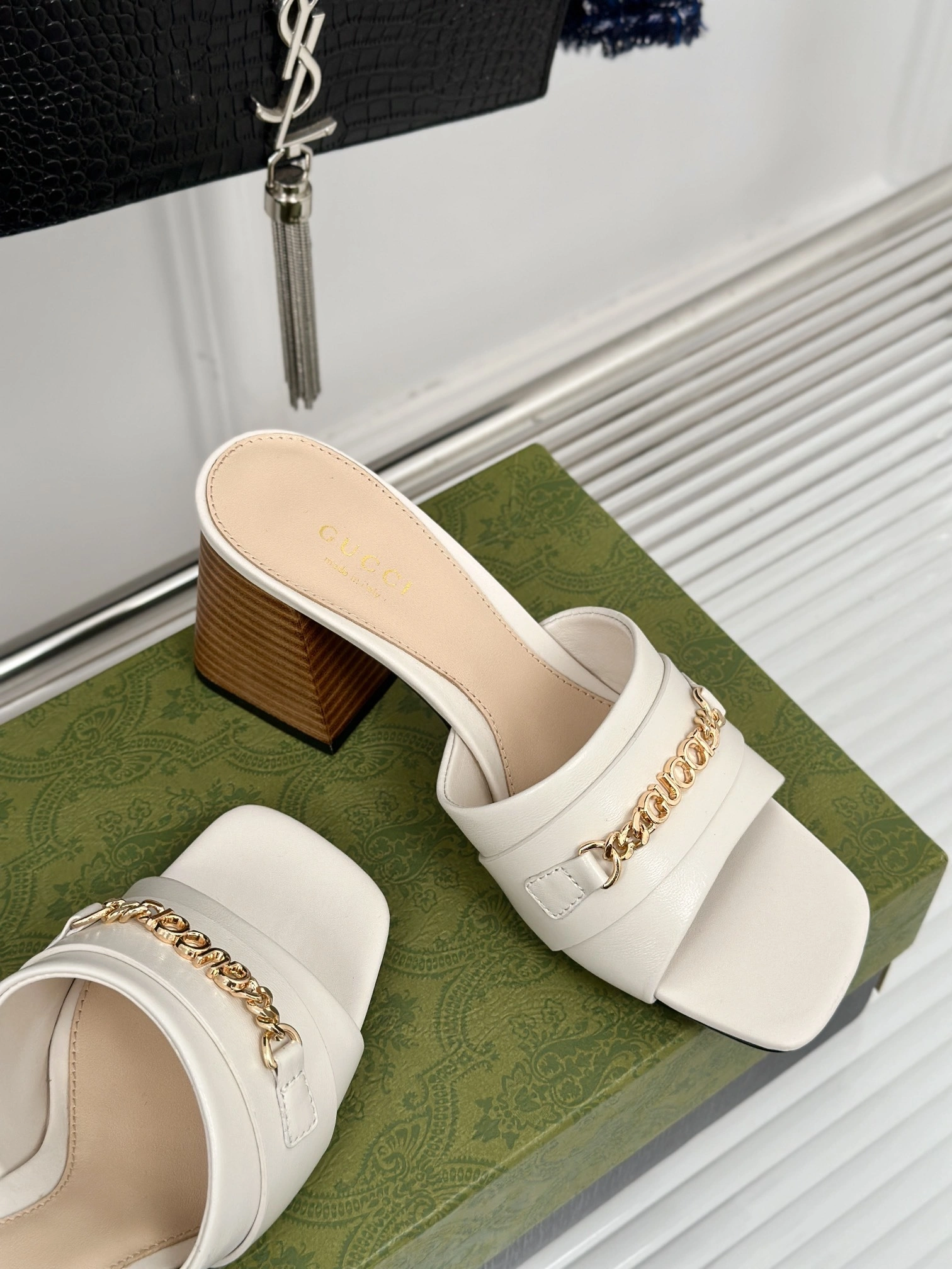 COCO-- 6u33i 786595 AABOC 9540 Calfskin sheepskin Heel height：7.5CM item:D-X187H2821